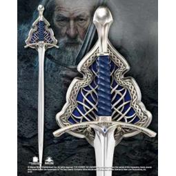 Replica espada the noble collection gandalf glamdring edición especial tamaño real de 120 cm en acero