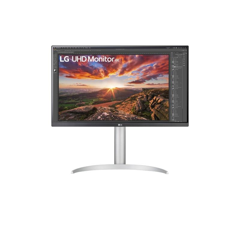 Monitor lg led ips 27up85np - w 27pulgadas 3840 x 2160 hdmi displayport usb altavoces reg. altura
