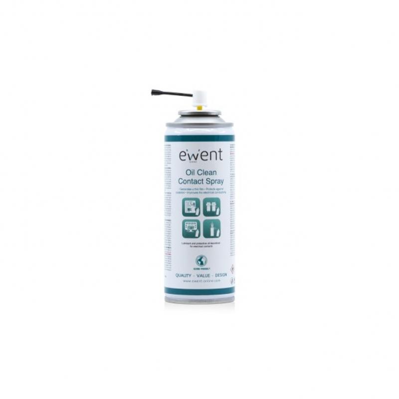 Limpiador de aceite ewent para limpieza de contactos 200ml -  uso vertical - Imagen 1