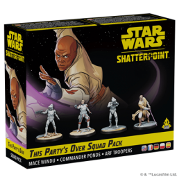 Juego de mesa star wars shatter point his partys over squad pack