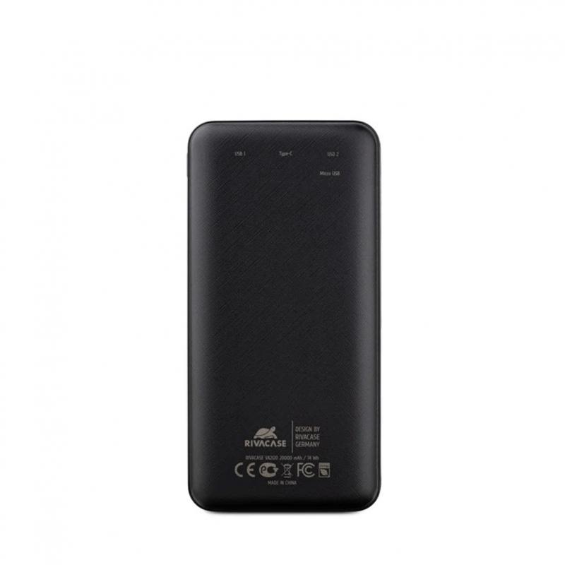 Powerbank rivacase va2120 20000mah negro