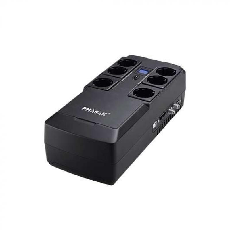 Ai phask ups 800va interact kyptos ph 9478 s 3xschuko 3xsurge protect rj45 usb