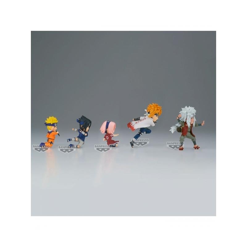 Figura banpresto naruto world collectable figure 12 unidades 7cm