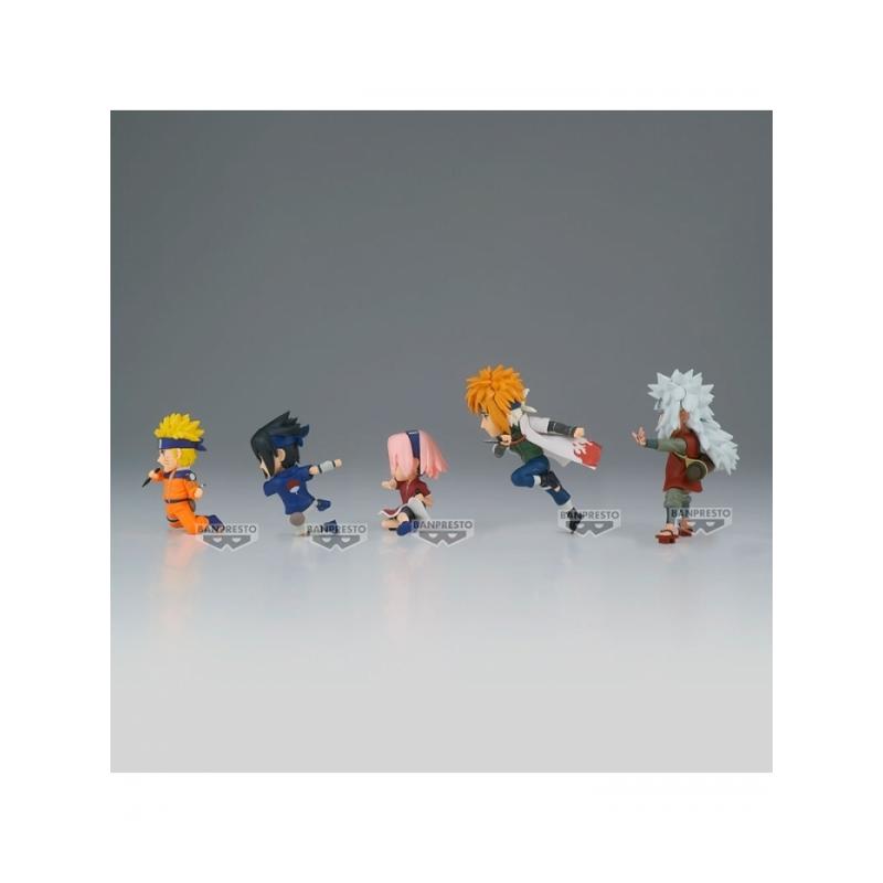 Figura banpresto naruto world collectable figure 12 unidades 7cm