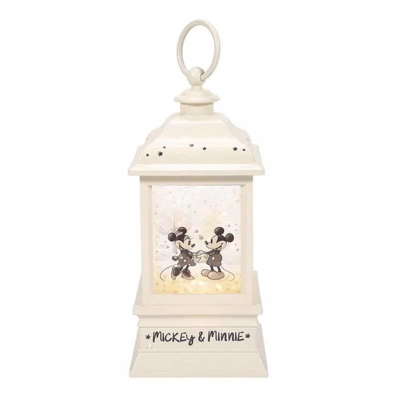 Farolillo de purpurina enesco disney mickey & minnie