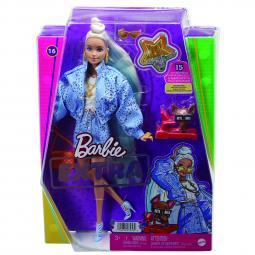Muñeca barbie extra mattel conjunto estampado bandana