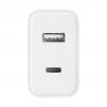 Cargador de pared xiaomi mi dual usb tipo a - usb tipo c - 33w - blanco