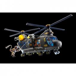 Playmobil fuerzas especiales helicóptero banana