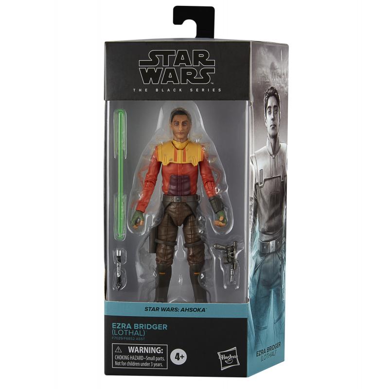 Figura hasbro star wars the black series ahsoka ezra bridger (lothal)