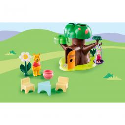 Playmobil 1.2.3 & disney winnie the pooh & piglet casa del árbol