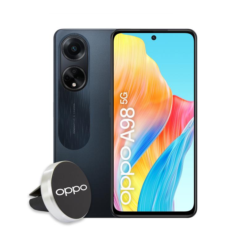 Telefono movil smartphone oppo a98 5g black -  6.72pulgadas -  256gb rom -  8gb ram -  64 + 2 + 2 mpx -  32 mpx -  5000mah -  du