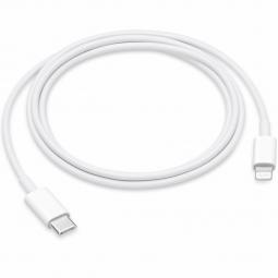 Cable original apple iphone usb tipo c a lightning - 1m  - mm0a3zm - a - blanco