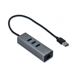 I - tec usb 3.0 hub con 3 puertos usb 3.0 y ethernet glan rj - 45