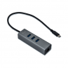 I - tec usb - c hub con 3 puertos usb 3.0 y ethernet glan rj - 45