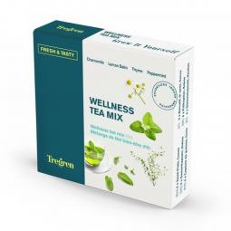 Mix de semillas de te tregren wellness tea mix 4 pods de cultivo - manzanilla - albahaca limon - tomillo - menta