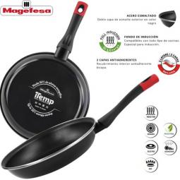 Juego de 3 sartenes magefesa kilauea 18 - 20 - 24 cm