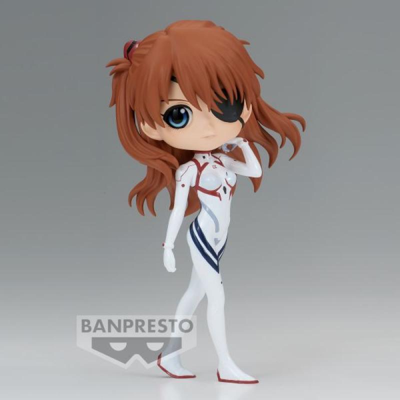 Figura banpresto q posket evangelion : 3.0+1.0 plugsuit style asuka shikinami langley ver.a 14cm