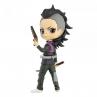 Figura banpresto q posket demon slayer kimetsu no yaiba genya shinazugawa 14cm