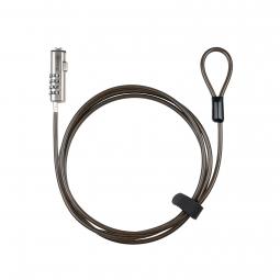 Cable seguridad tipo nano tooq con combinacion para portatil 1.5m