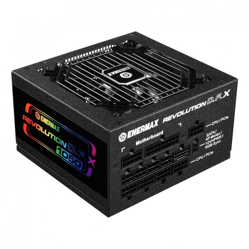 Fuente de alimentacion enermax revolution d.f. x 1050w 80+ gold modular