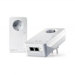 Adaptador plc devolo magic 2 wifi 6 starter kit 2 pack -  eu -  wifi 6 -  2 x rj45 gigabit -  mesh -  plc 2400mbps