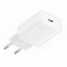 Carcador de pared xiaomi mi fast charger - usb tipo c -  20w - blanco