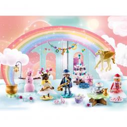 Calendario de adviento playmobil arcoiris de navidad
