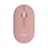 Raton inalambrico pebble mouse 2 m350s rosa
