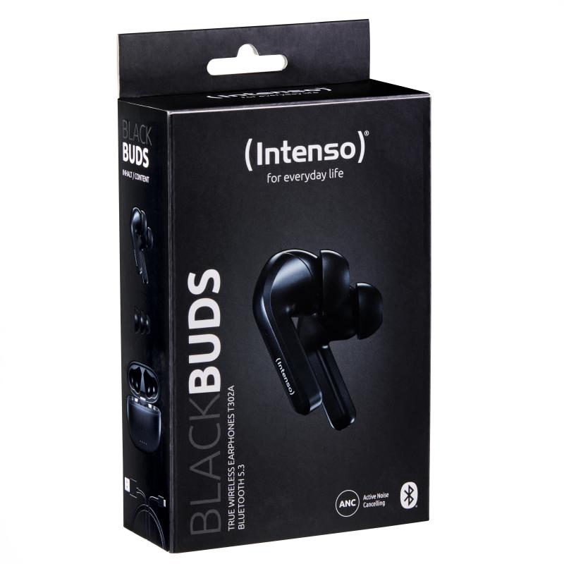 Auriculares intenso buds t300a tws con anc negro