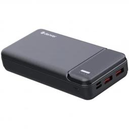 Bateria externa portatil powerbank denver pqc - 20007 20000mah usb tipo a -  usb tipo c -  micro usb
