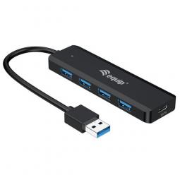 Hub usb equip life a 4 x usb 3.2 - 1 x usb tipo c + adaptador usb tipo c