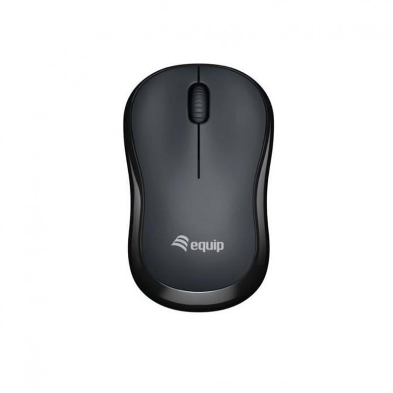 Mouse raton equip comfort wireless inalambrico - 1200dpi - negro