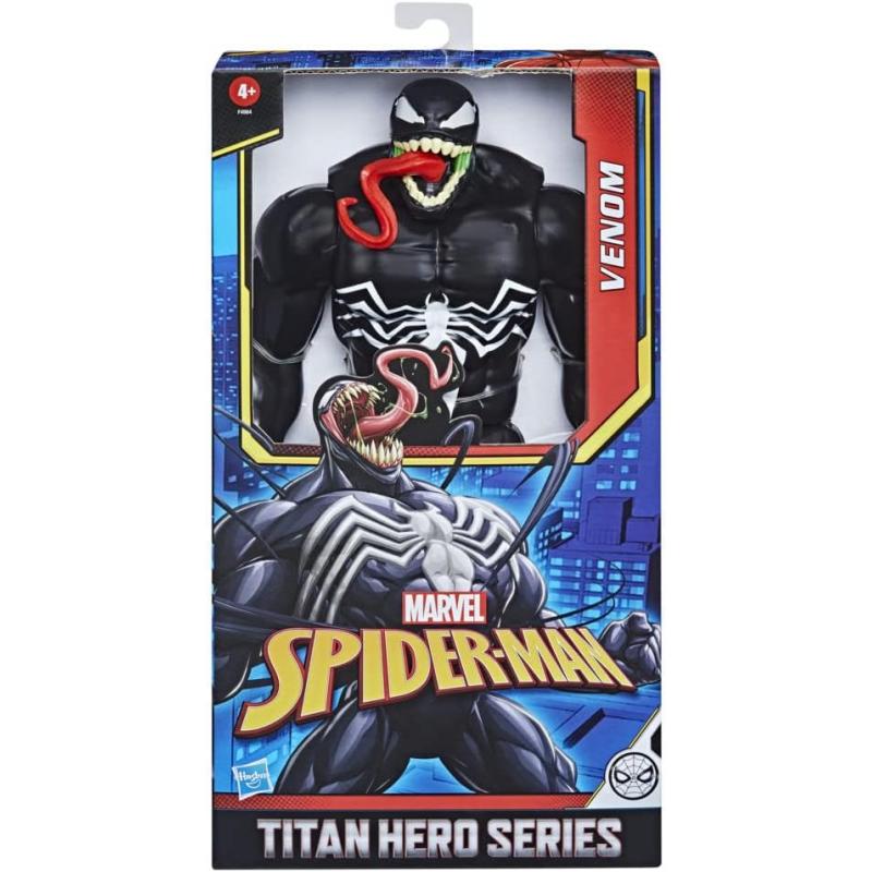 Figura hasbro marvel titan hero series spider man venom