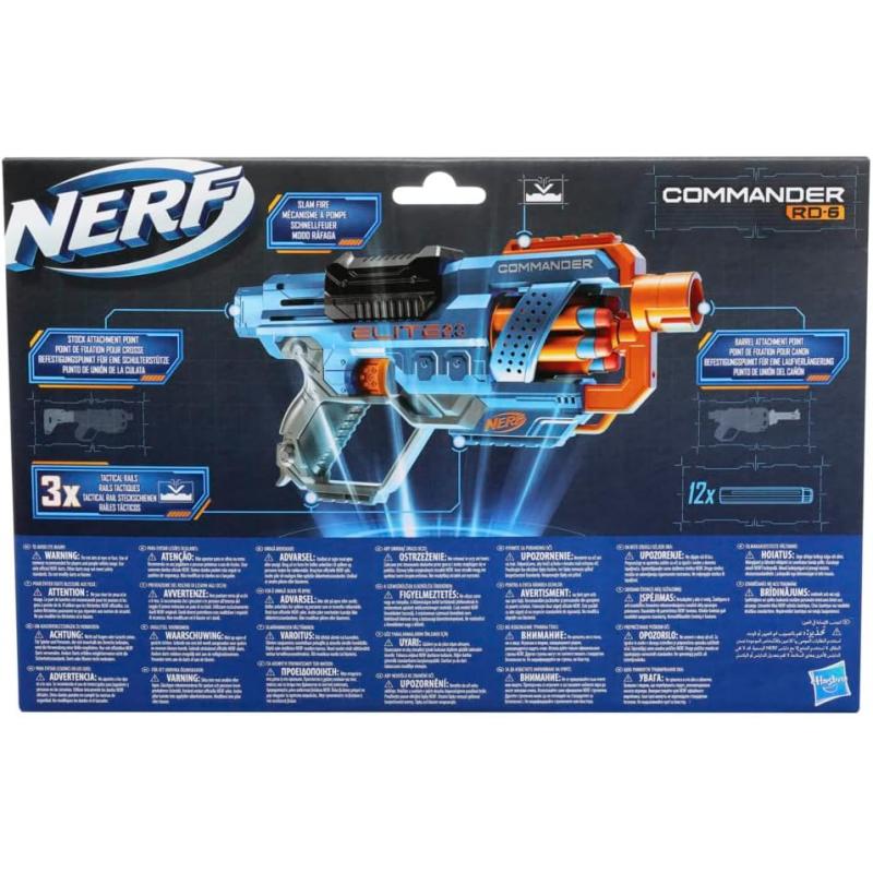 Lanzador hasbro nerf elite 2.0 commander rd - 6