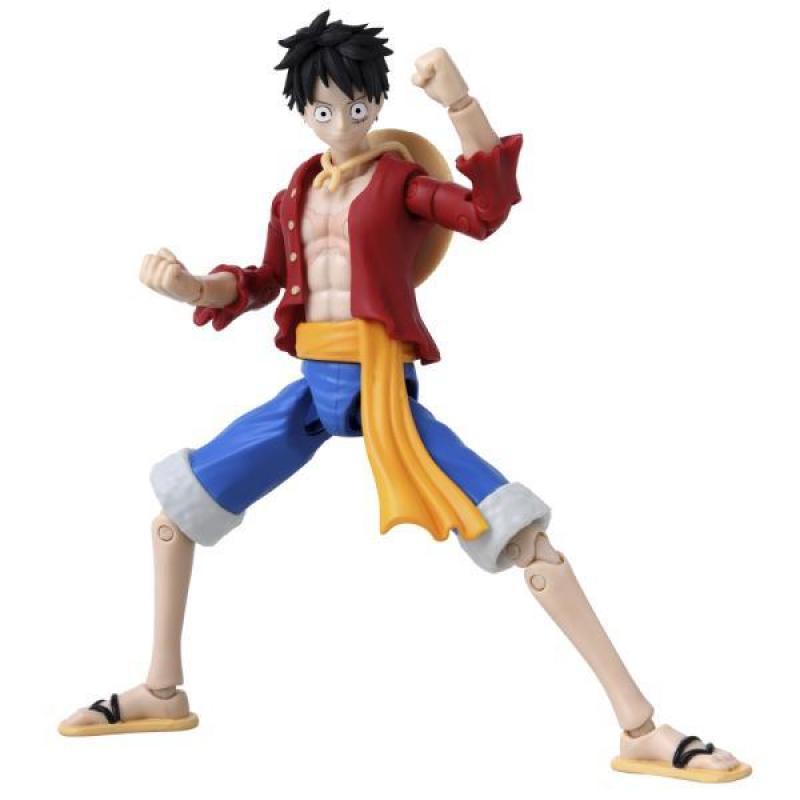 Figura bandai one piece anime heroes monkey d. luffy new version