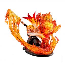 Figura megahouse demon slayer kimetsu no yaiba gem rengoku flame tiger