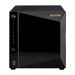 Servidor nas asustor tower 4 bay quad - core 1.4ghz 2gb ddr4 2.5gbe x1