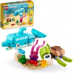 Lego delfín y tortuga