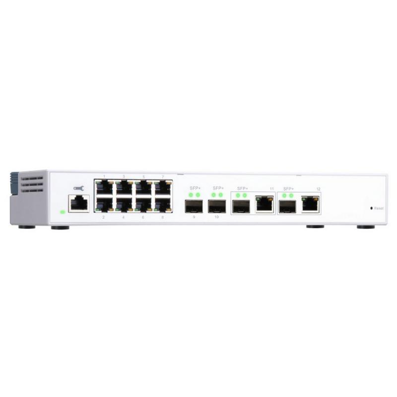 Switch qnap qsw - m408 - 2c 8xgbe 2x10gbe combo