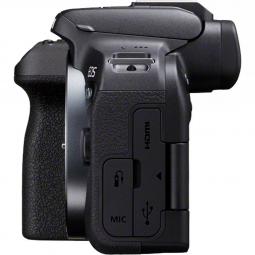 Camara reflex canon eos r10 + rf - s 18 - 45 is stm 24.2mpx negro