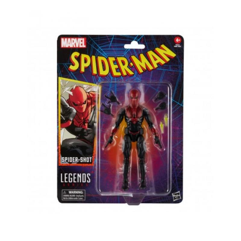 Figura hasbro marvel legends series spider - man spider - shot