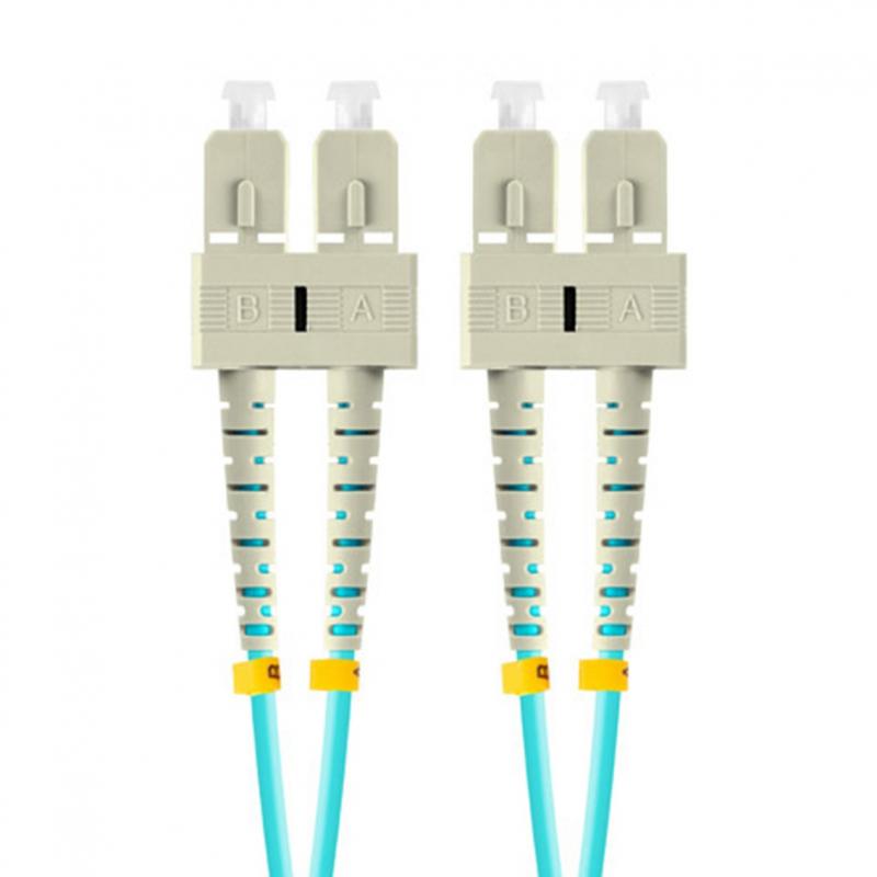 Latiguillo fibra optica sc - upc lanberg 3m multi duplex om3 50 - 125 lszh azul