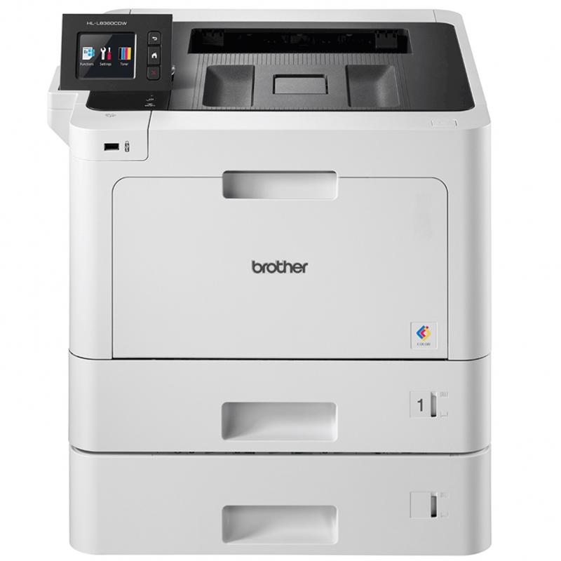 Impresora brother laser - led color hl - l8360cdwlt a4 -  31ppm -  512mb -  usb -  nfc -  wifi -  red cableada -  dos bandejas 2