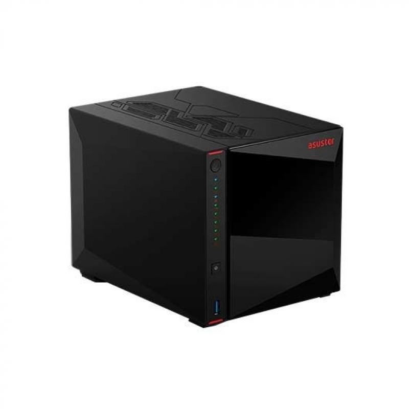 Nas asustor tower 4 bay quad - core 2ghz 4gb ddr4