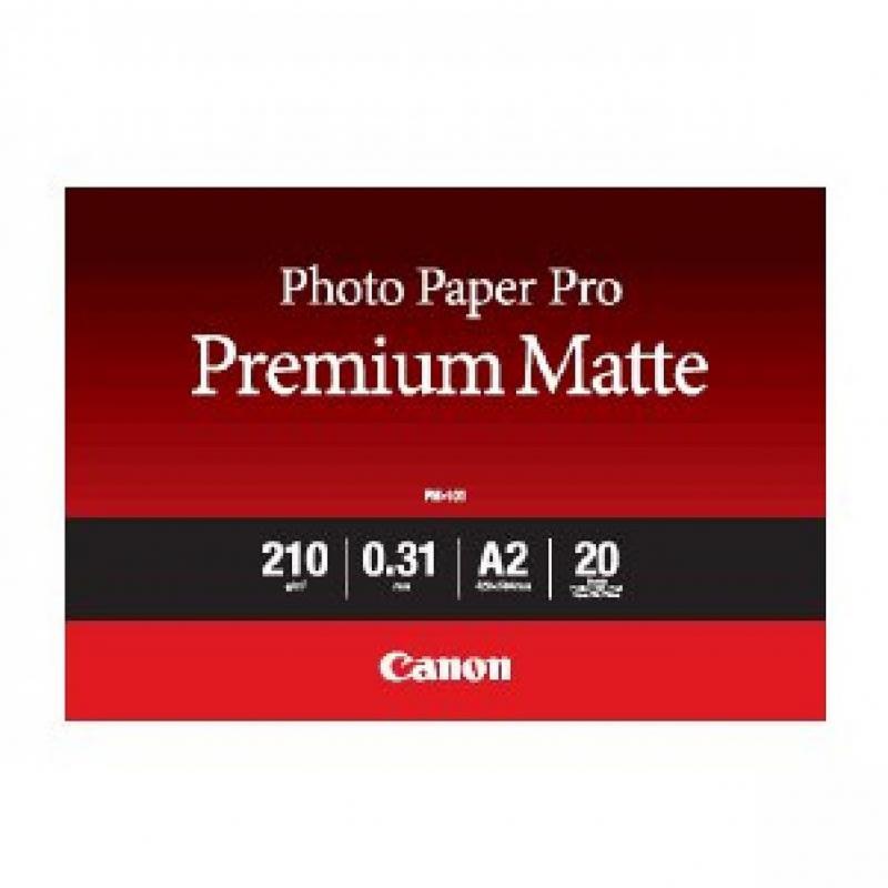 Papel fotografico canon 8657b017 pro premium pm - 101 tinta impresion -  a2 -  420x594mm -  20 hojas - Imagen 1