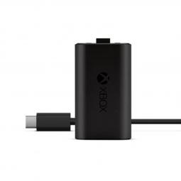 Kit microsoft xbox bateria recargable play & charge + usb tipo c