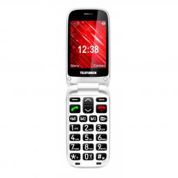 Telefono movil telefunken s445 senior phone - 2.8pulgadas - rojo