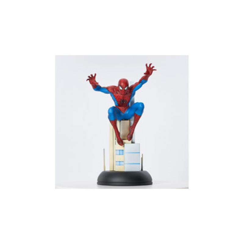 Figura diamond select gallery marvel spiderman leaping exclusiva