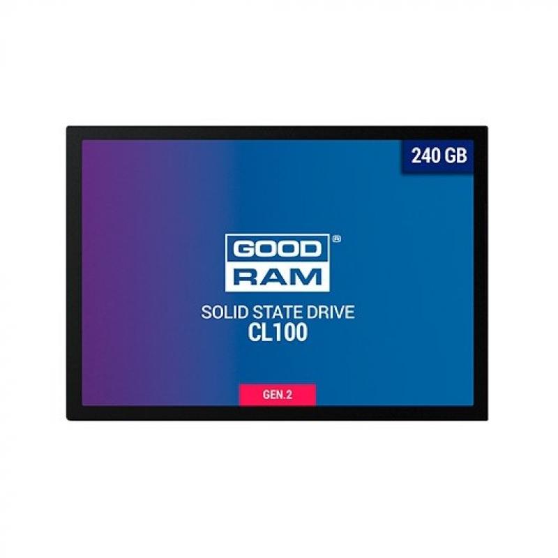 Hd 2.5  ssd 240gb sata3 goodram cl100 gen.3 lectura 520mb - s -  escritura 400mb - s ssdpr - cl100 - 240 - g3 - Imagen 1