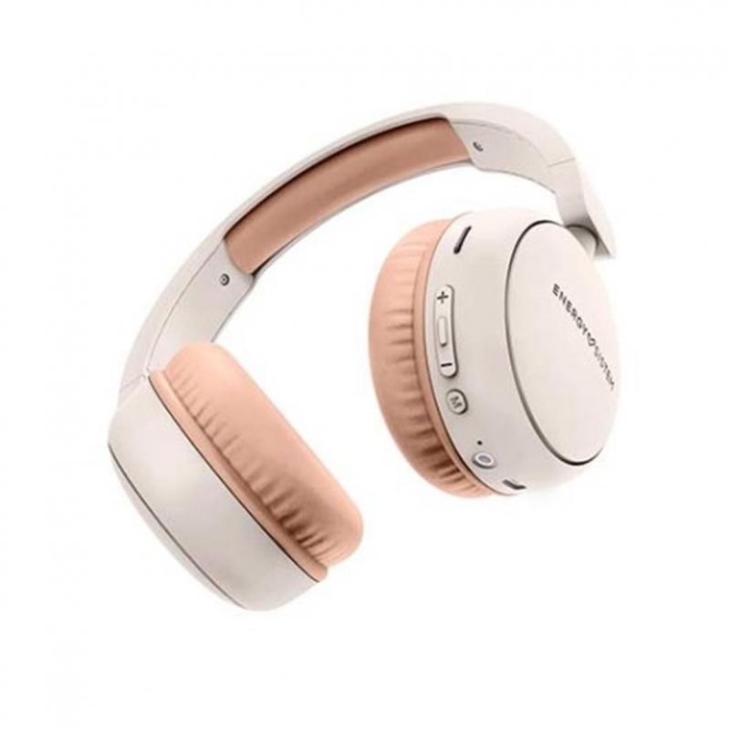 Auriculares energy sistem radiocolor fm bluetooth cream